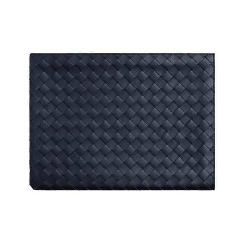 Bottega Veneta Клатч из коровьей кожи Мужской Космос Синий Золото Коричневый