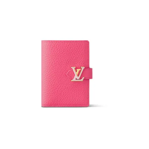 LOUIS VUITTON Zippy Taurillon кожаный кошелек женский розовый