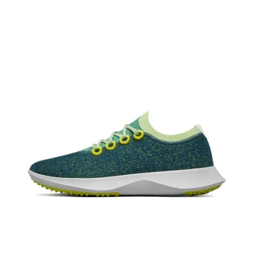 Allbirds Wool Dasher Slip-Resistant Abrasion-Resistant Low-Top Беговые кроссовки Женские Новый Star Green