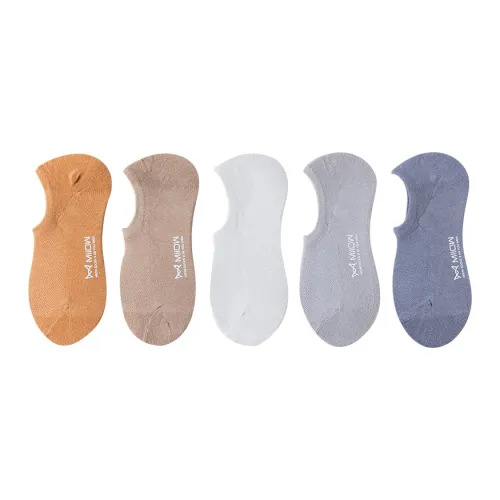 MIIOW No Show Носки Мужские упаковка из 5 пар