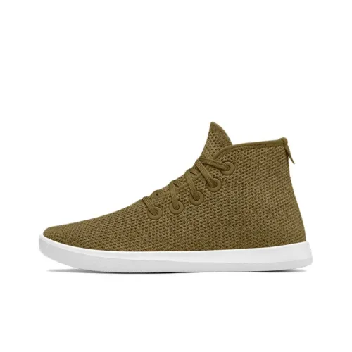 Allbirds Tree Toppers Slip-resistant Shock Absorbers High Top Skateboard Shoes Men's African Lawn Green Allbirds Tree Toppers Slip-resistant Shock Absorbers Высокие Кроссовки для скейтбординга Мужские African Grass Green