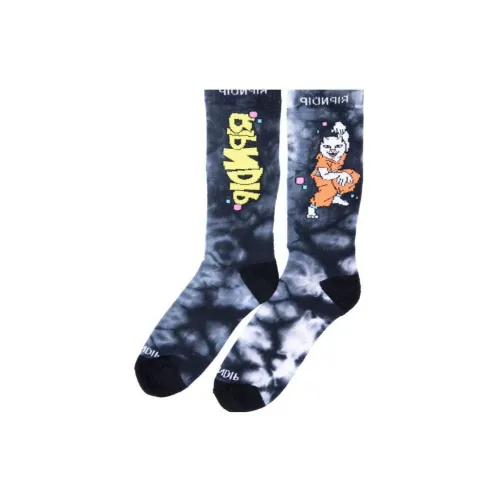 RIPNDIP Черные Унисекс Высокие Носки до Колена