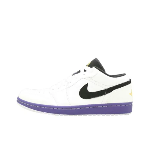 Jordan Air Jordan 1 Phat Low Амортизация Низкий Топ Винтажные Баскетбольные Кроссовки Унисекс Белый