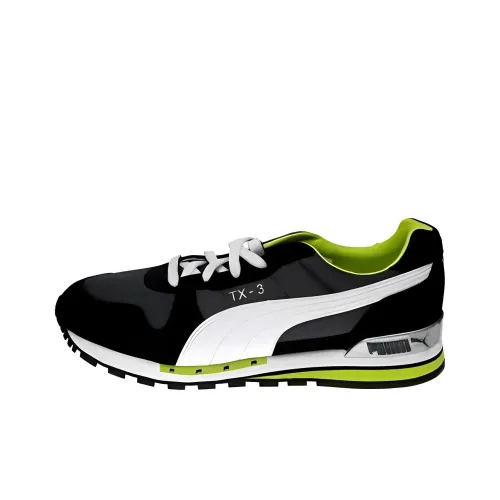 PUMA TX3 Slip-resistant Abrasion-resistant Low Top Беговые кроссовки Унисекс Черный Зеленый