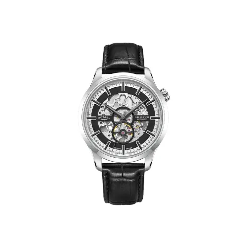 Роторный механический механизм, мужские часы Canterbury Series, 42 мм*12 мм, черный