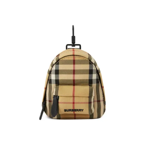 Burberry Винтаж Полиамидамин Ключ Украшение Сумка Мерч Мужской Бежевый