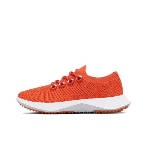 Allbirds Tree Dasher Slip-resistant Abrasion-resistant Low-top Беговые кроссовки Мужские Красный Rust Orange