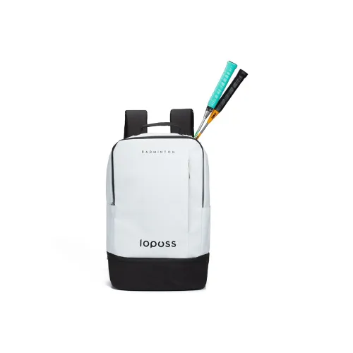 LOVERPUSS Полиэстер Спортивная Сумка для Тенниса Ракетка Большая Унисекс Черный Белый