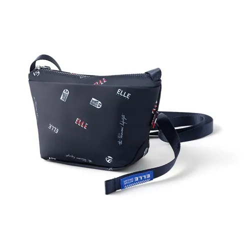 ELLE Active Ткань Сумка через плечо Средняя Женская Синяя
