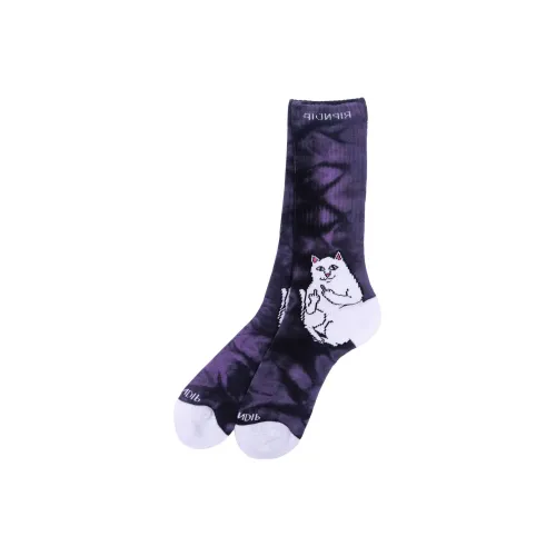 RIPNDIP совместные 1 упаковка фиолетовые мужские носки до колена