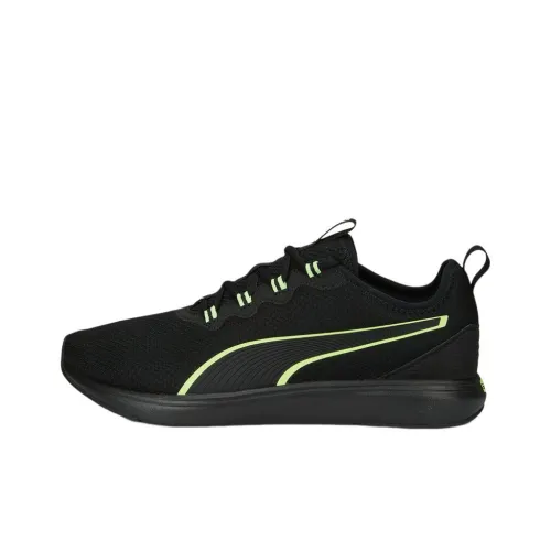 PUMA Slip-resistant Abrasion-resistant Low-top Беговые кроссовки Унисекс Черный Зеленый