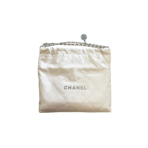 CHANEL 22Bag Коровья кожа Ведрообразная сумка Сумка Сумка через плечо Средний Женская Айвори