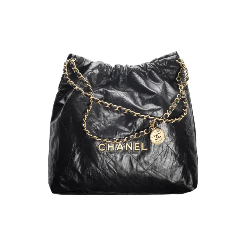 CHANEL Сумка из коровьей кожи с текстурой "мох" сумка-ведро сумка через плечо женская черная