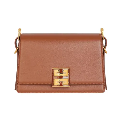 GIVENCHY Яркий Гладкий Телячья кожа Сумка через плечо Средний Женские Коричневый