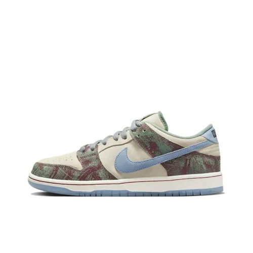 Crenshaw Skate Club x Nike Dunk SB Low Топ Скейтборд Кроссовки Унисекс Белый Фиолетовый