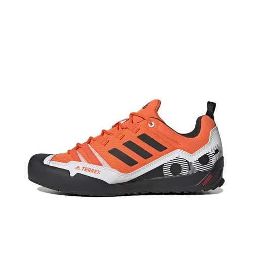 adidas Terrex Swift Slip Resistant Abrasion Resistant Низкий Топ Альпинистская Обувь Унисекс Оранжевый Черный