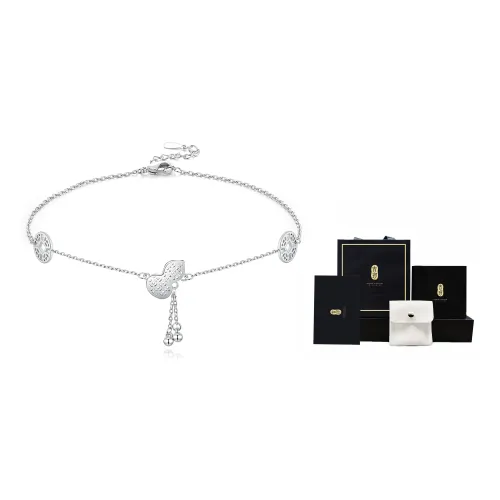 Jodie＆Kevin Сплав Браслеты на щиколотку Серебряный Женские