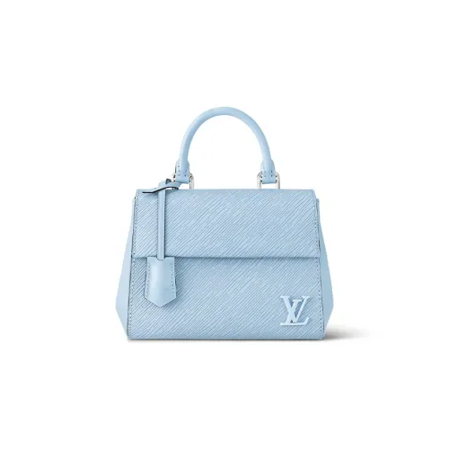 LOUIS VUITTON Cluny Epi Коровья кожа крупнозернистая Сумка через плечо Сумка через плечо Мини Женская Синий