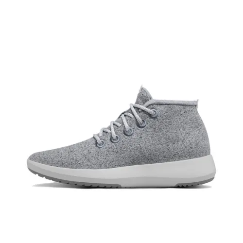 Allbirds Mizzle Up Устойчивый к истиранию высокий топ Спортивная повседневная обувь Мужской Mist Серый