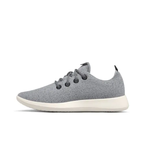 Allbirds Wool Runner Slip-Resistant и Breathable Low-Top Спортивная Повседневная Обувь Мужская Mist Серый