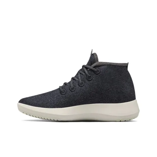 Allbirds Mizzle Up Шокабойнерс Slip-Resistant MID Топ Спортивная Повседневная Обувь Мужская Премиум Черный