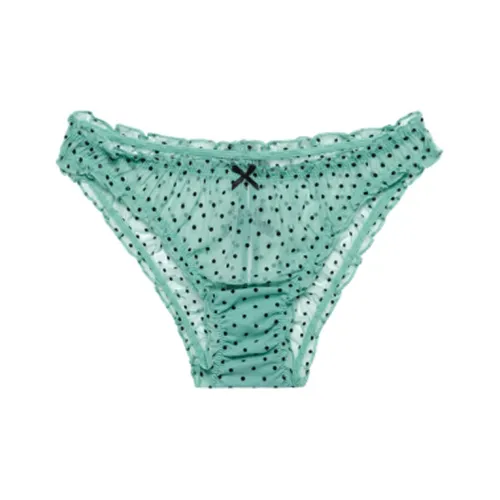 Victoria's Secret Синие Трусики-Бикини в Горошек для Женщин