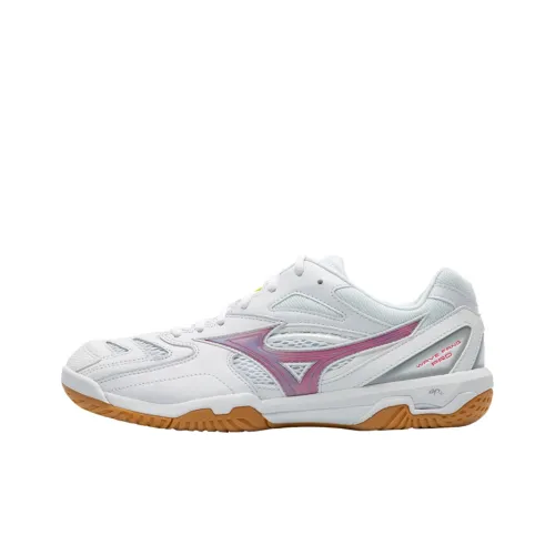 Mizuno Pro Бадминтонная обувь Низкий топ Белый Желтый Розовый Унисекс