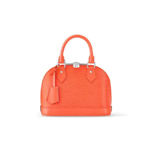 LOUIS VUITTON Alma Сумка через плечо из кожи EPI маленькая сумка для женщин апельсинового цвета