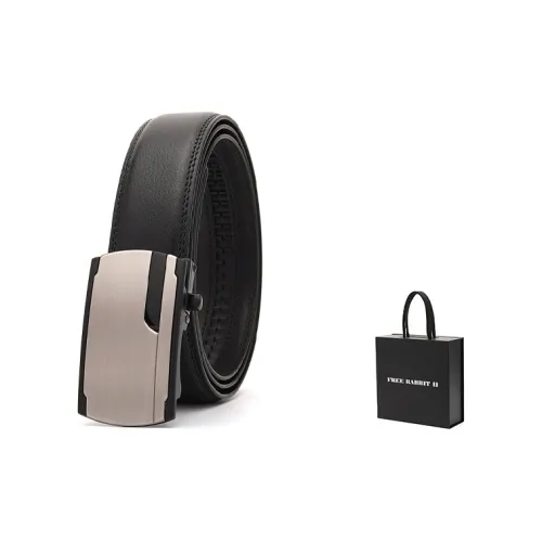 FREE RABBITⅡ YOUNG и Средний Возраст Ремень Бизнес Автоматическая Застежка Коровья Кожа Ремни Мужской Ширина 3,5 см