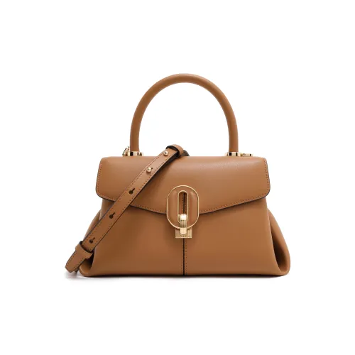 DILAKS Коровья кожа Сумка через плечо Маленькая Женская Карамельный коричневый