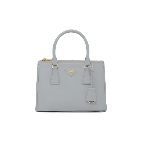 PRADA Galleria Killer Bag Сумка через плечо из кожи маленькая сумка для женщин цвет вискозный синий