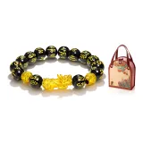 Китайское благоприятное животное с двойной бусиной + коробка «летящий феникс»