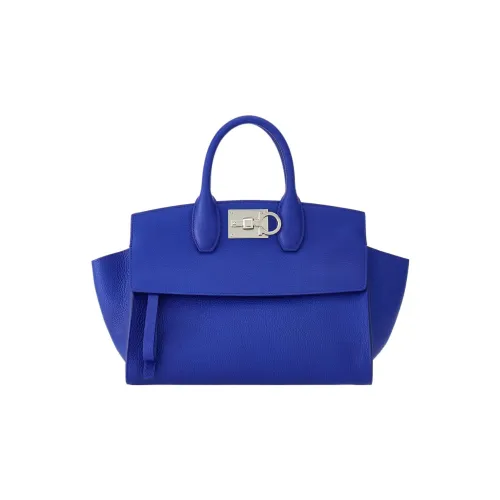 FERRAGAMO Studio Корова Кожа Сумка Средний Женский Синий