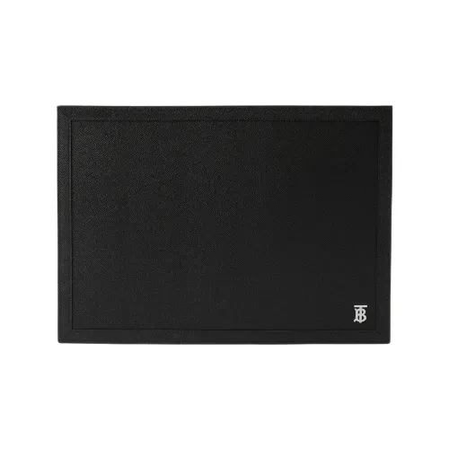 Burberry Телячья кожа Клатч Стандартный Мужской Черный