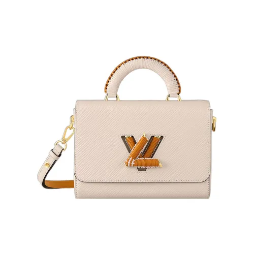 LOUIS VUITTON Twist кожа EPI сумка сумка через плечо сумка через плечо среднего размера женская кварц серый