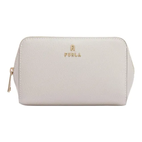 Furla Текстурированный Кожаный Клатч Сумка Средний Женская Белая