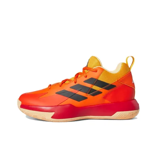 Adidas Cross Em Up Slip Resistant Abrasion Resistant Низкие Баскетбольные Кроссовки Женские Оранжевые Желтые