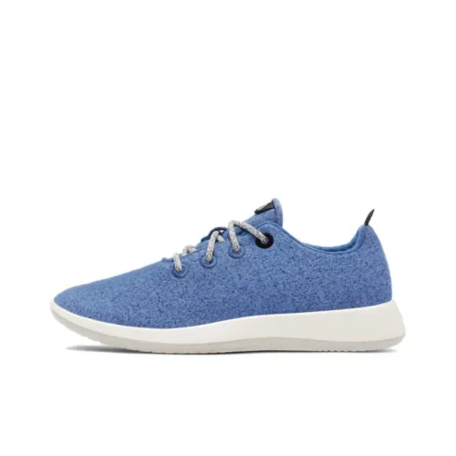 Allbirds Wool Runner Устойчивый к истиранию Низкий Топ Спортивная Повседневная Обувь Мужская Небесно-Синий