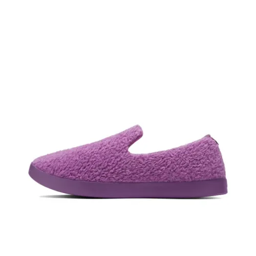 Allbirds Wool Lounger Fluff Устойчивый к истиранию Противоскользящий Низкий Топ Спортивная повседневная обувь Женская Фиолетовая