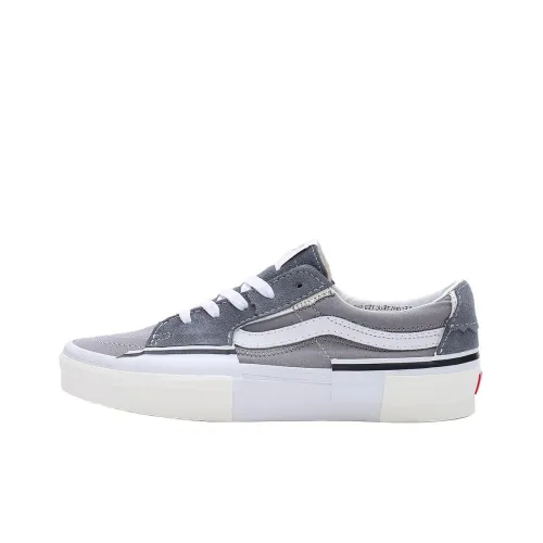 VANS SK8 Reconstruct Low Топ Скейтборд Кроссовки Унисекс Серый Белый
