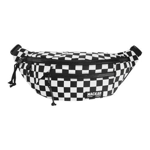MACKAR UNKNOWN STRENGTH Полиэстер Бананка Большая Унисекс Шахматный узор Штука