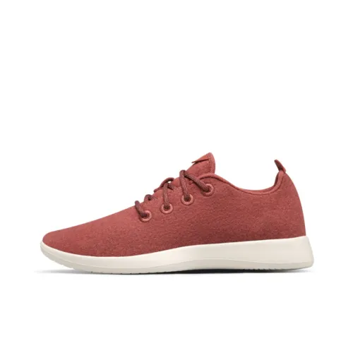 Allbirds Wool Runner Slip-Resistant и Breathable Low-Top Спортивная Повседневная Обувь Мужская Темно-Красная