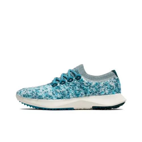 Allbirds Wool Dasher Амортизация Низкий Топ Беговые кроссовки Мужской Синий Tie Dye