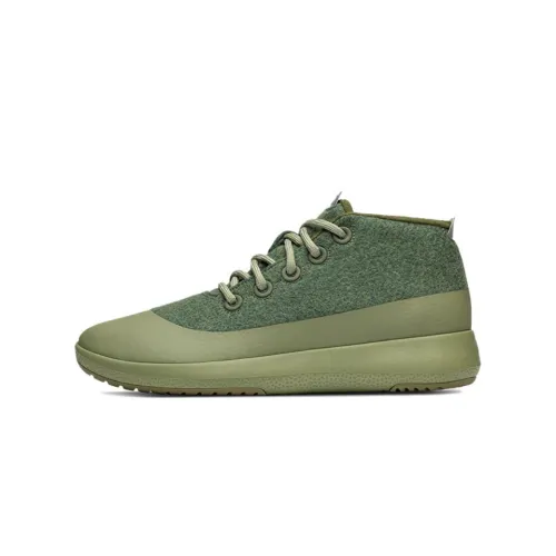 Allbirds Wool Runner Up Mizzle Plus Амортизация MID Топ Спортивная повседневная обувь Женские Лесной зеленый