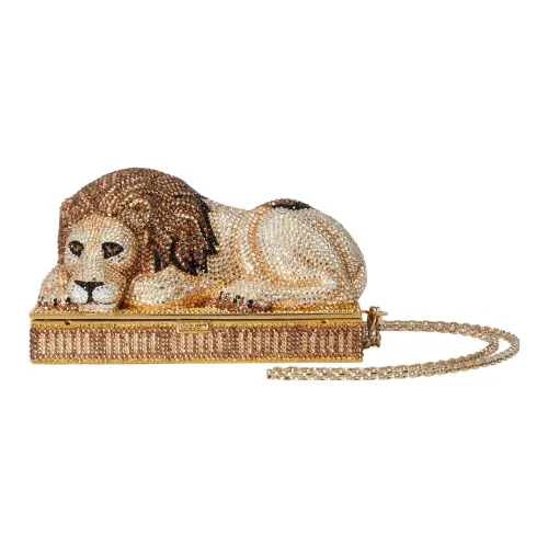 GUCCI JDITH LEIBER Коллаборация Кристальный Клатч Женские Золотой