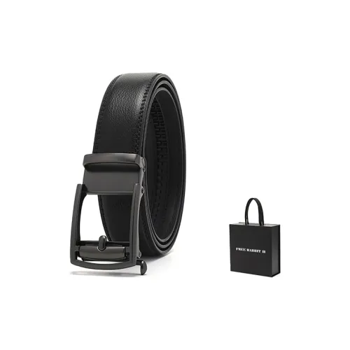 FREE RABBITⅡ Бизнес Внутренний Одежда YOUNG и Средний Возраст Брюки с Автоматической Застежкой Коровья Кожа Ремни Мужской Ширина 3 см