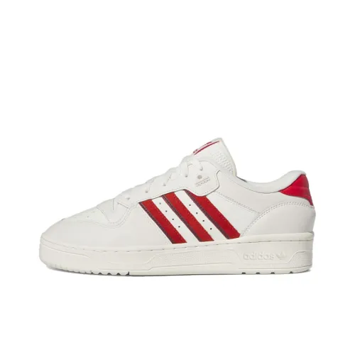 Adidas Originals Rivalry Low Slip Resistant Low Топ Скейтборд Кроссовки Унисекс Белый Красный
