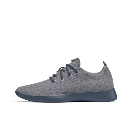 Allbirds Wool Runner Slip-Resistant и Breathable Low-Top Спортивная Повседневная Обувь Мужская Графитовый Серый