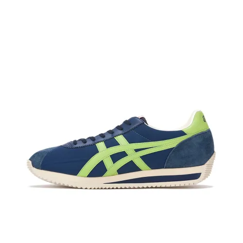 Onitsuka Tiger Moal 77 NM 77 Nm Низкий Топ Casual Унисекс Синий Зеленый