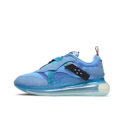 Nike Air Max 720 Slip OBJ Low Топ Спортивная повседневная обувь Мужская Черный Синий